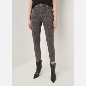 Isabel Marant Pantalon Nanouli Faded Black High Waist Acid Wash Jegging Jeans 36